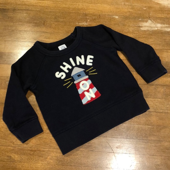 childrens navy sweatshirt